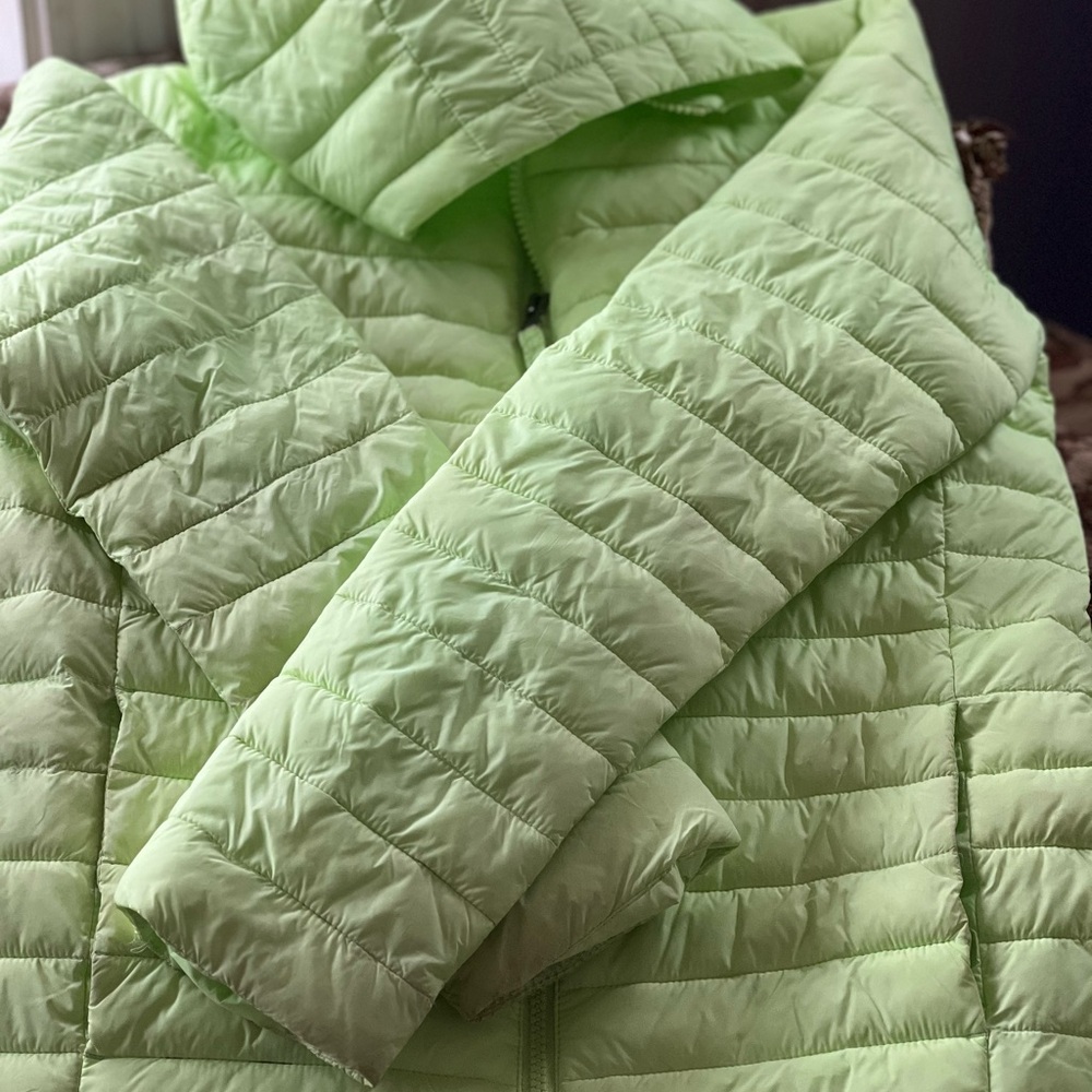 Light Green Puffer Jacket